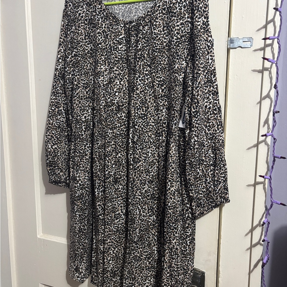 Old Navy  Leopard Print Dress